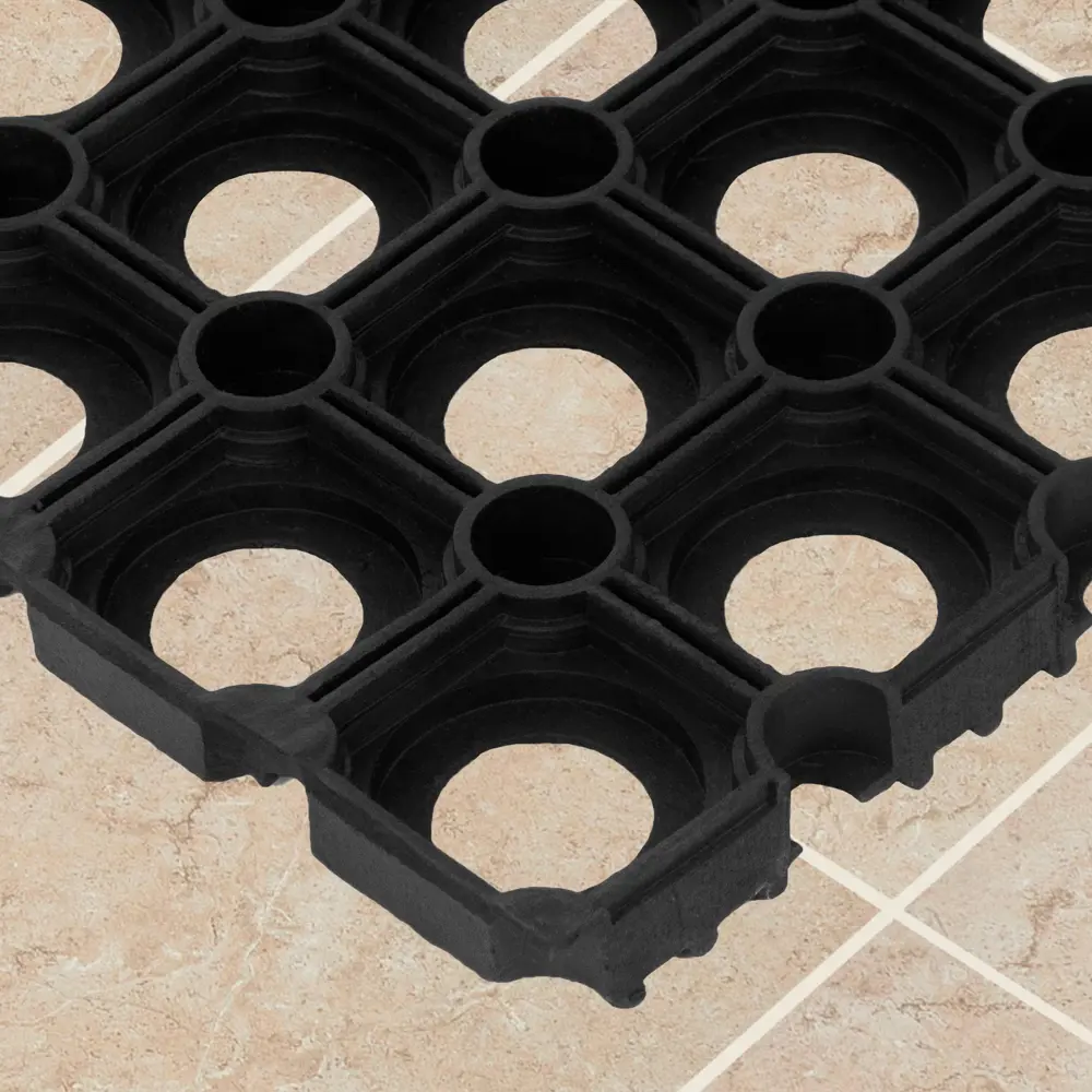 Коврик Inspire Flavio 25x75 см резина цвет чёрный STLM-2189073 - Вид №2