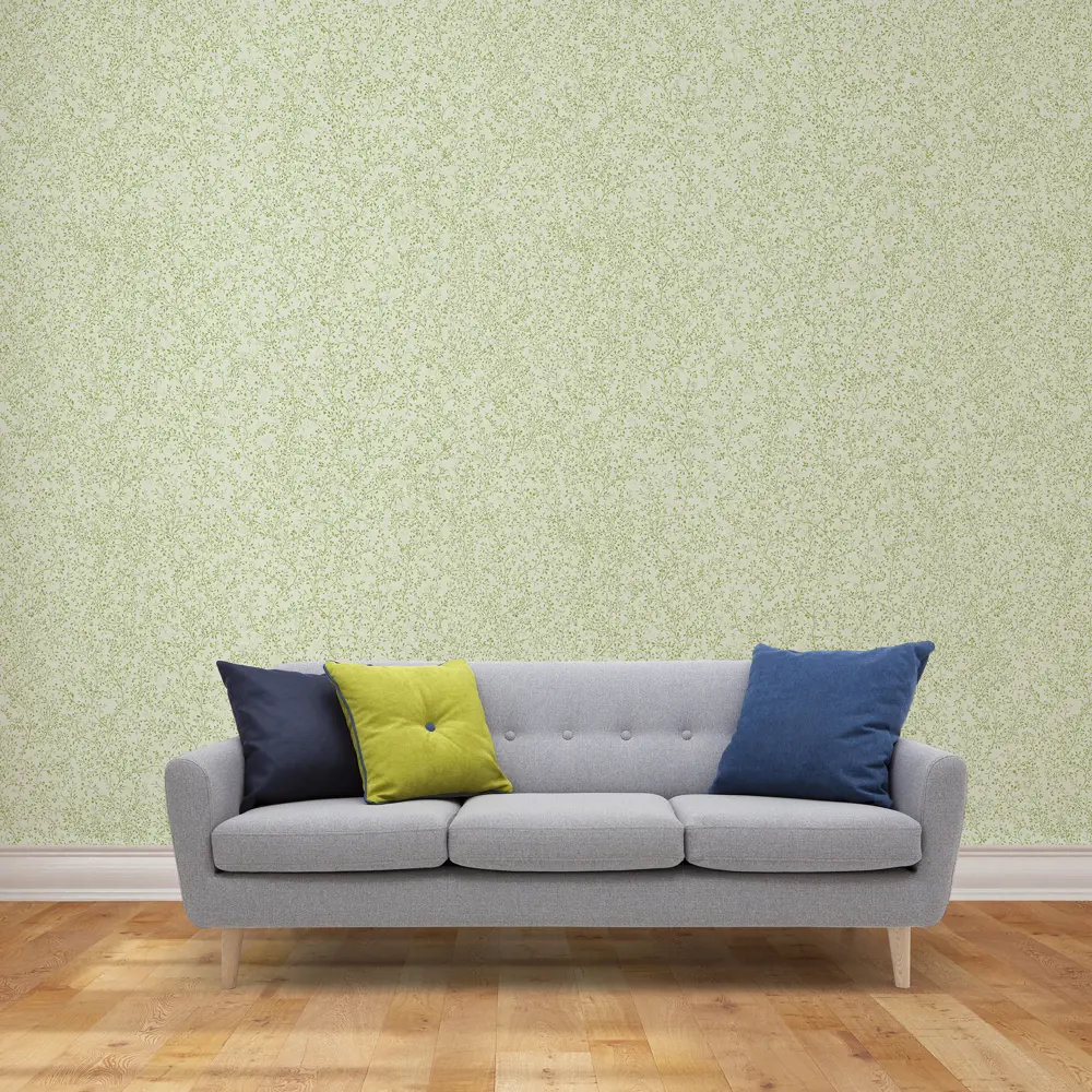 Обои флизелиновые Elysium Коттон зелёные 1.06 м Е26403 STLM-2090330 - Вид №2