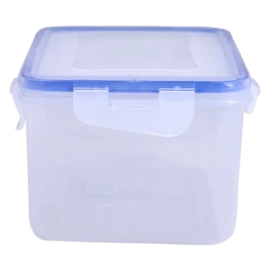 Контейнер для пищевых продуктов прямоугольный с зажимом 11x16.5x22 см 2.5 л пластик цвет прозрачный
