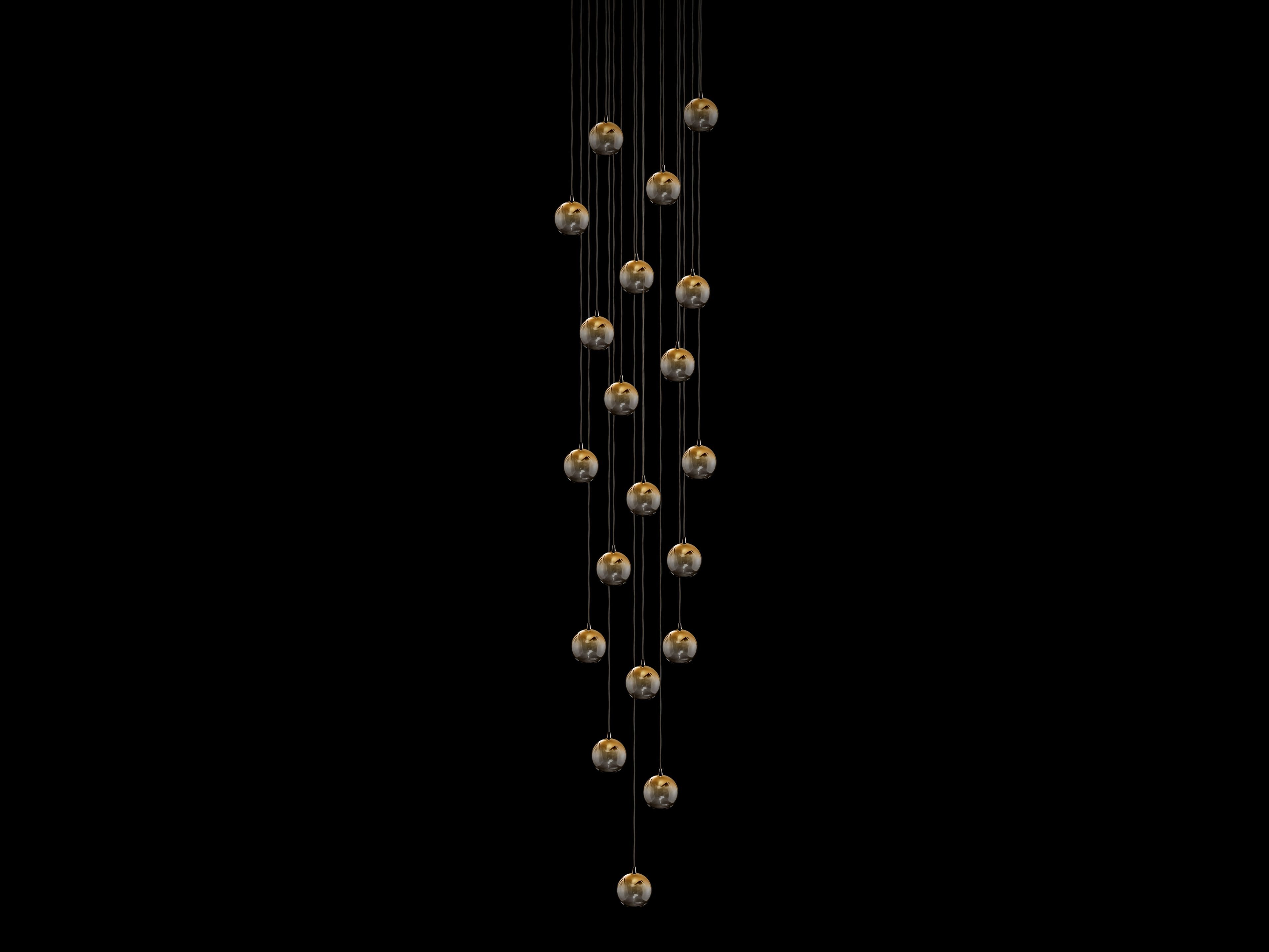 Стеклянный светодиодный подвесной светильник ILFARI Ballroom ARCH-00098033 - Вид №1