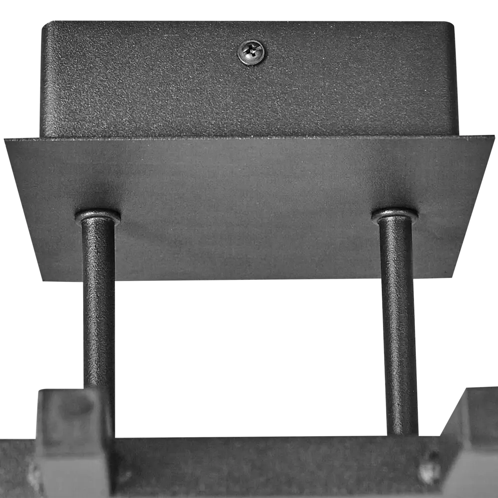 Люстра потолочная Vitaluce ТРИКА 4 лампы 12м² Е27 цвет черный матовый STLM-2056577 - Вид №4