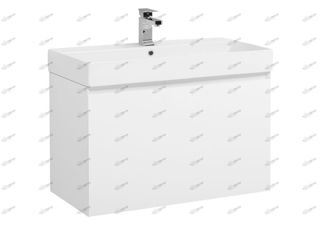 Тумба под раковину Aquanet Йорк 85 белый sun-id-270543