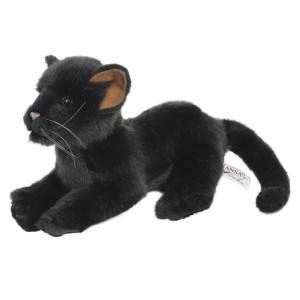 Реалистичная мягкая игрушка 4090 Чёрная пантера котёнок 26 см HANSA CREATION