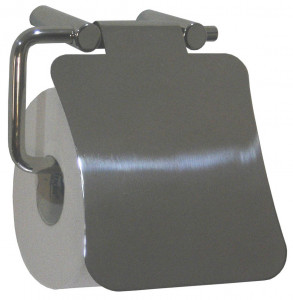 AI0080C Яркий держатель для рулонов туалетной бумаги из нержавеющей стали с крышкой mediclinics