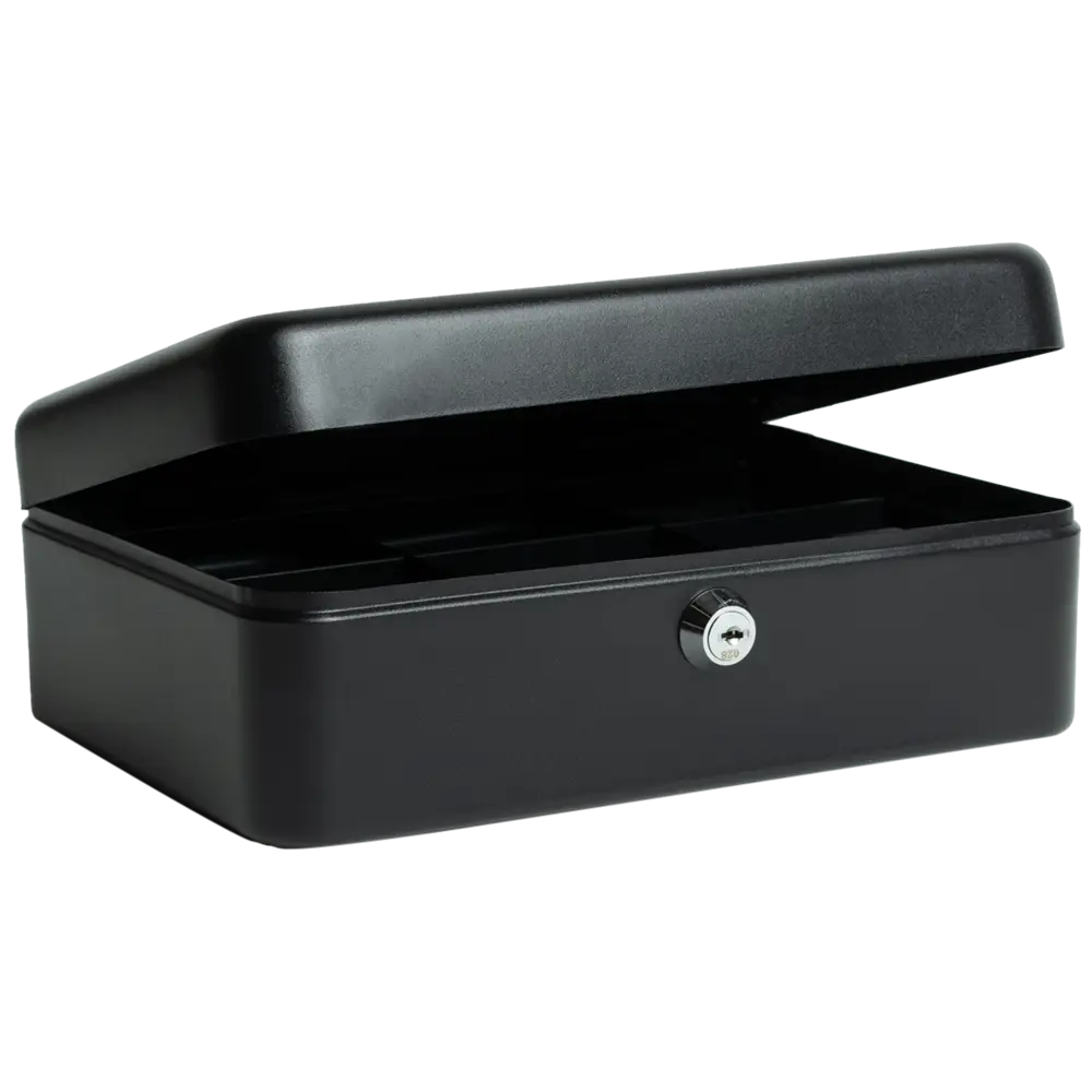 Кэшбокс ключевой замок 250x180x90 мм черный Santreyd STLM-2125718