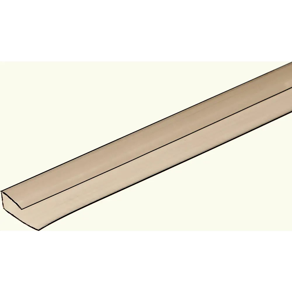 Профиль торцевой для поликарбоната 6 мм 2.1 м терракот Santreyd STLM-2051923