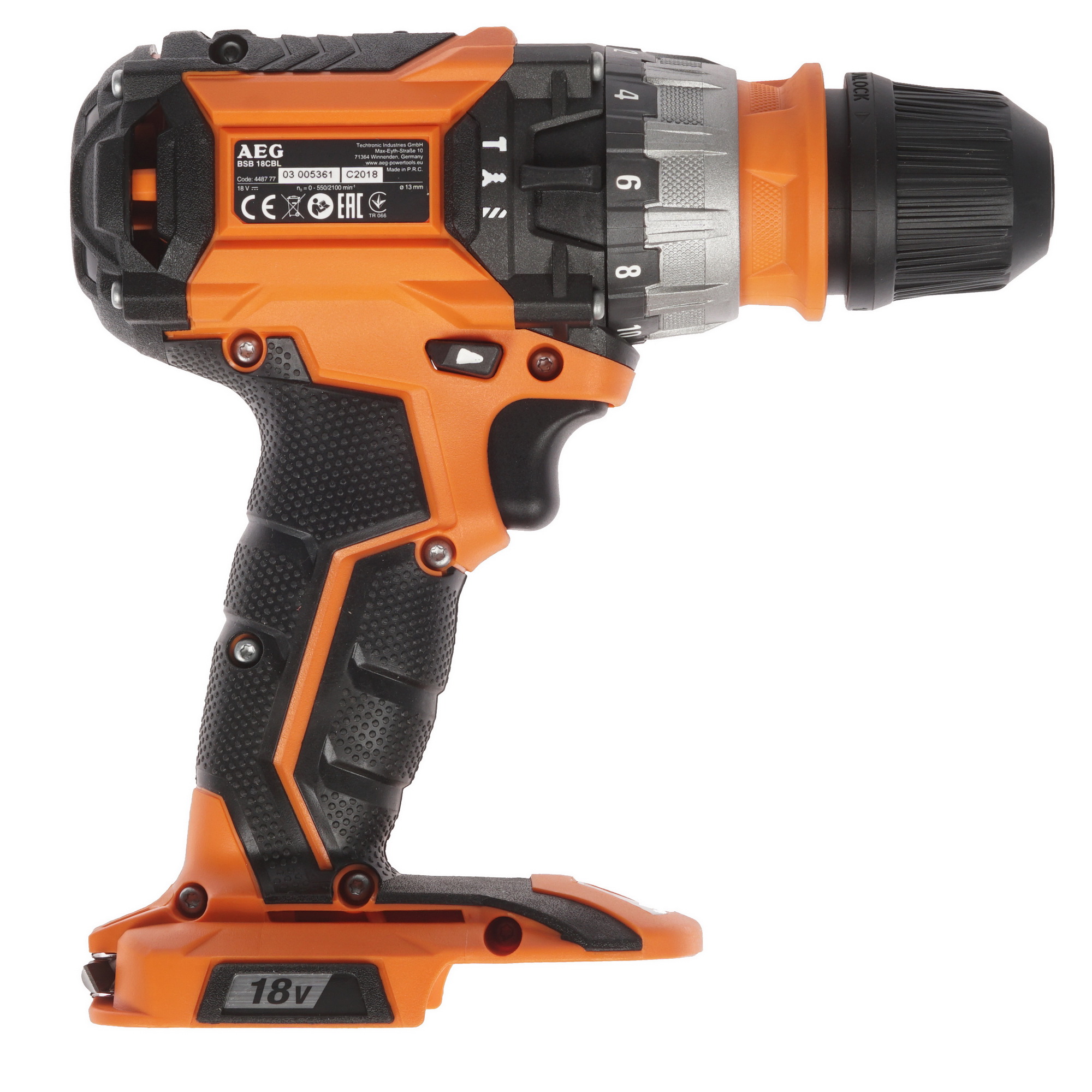 Дрель-шуруповерт AEG BSB 18CBL-0 PRO 18V  , Без ЗУ, Без АКБ 1132805 STDN-0010567 - Вид №1