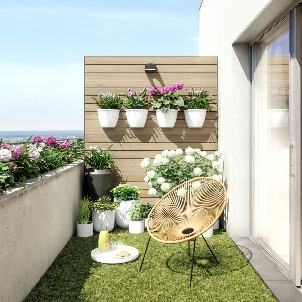 Кресло садовое Acapulco 69x80x73 см сталь/искусственный ротанг бежевый Santreyd STLM-2056038 - Вид №9