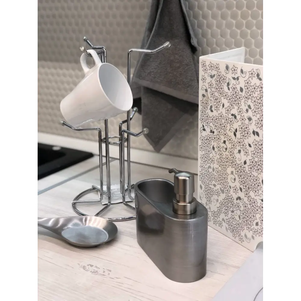 Держатель чашек NEO 16.5x16.5x30 см сталь цвет хром Santreyd STLM-2100867 - Вид №4