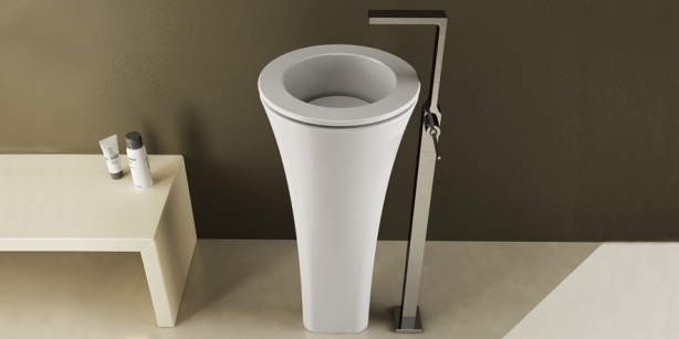 AMLA45 Встроенная раковина под столешницу круглая Ceramica Cielo  - Вид №4