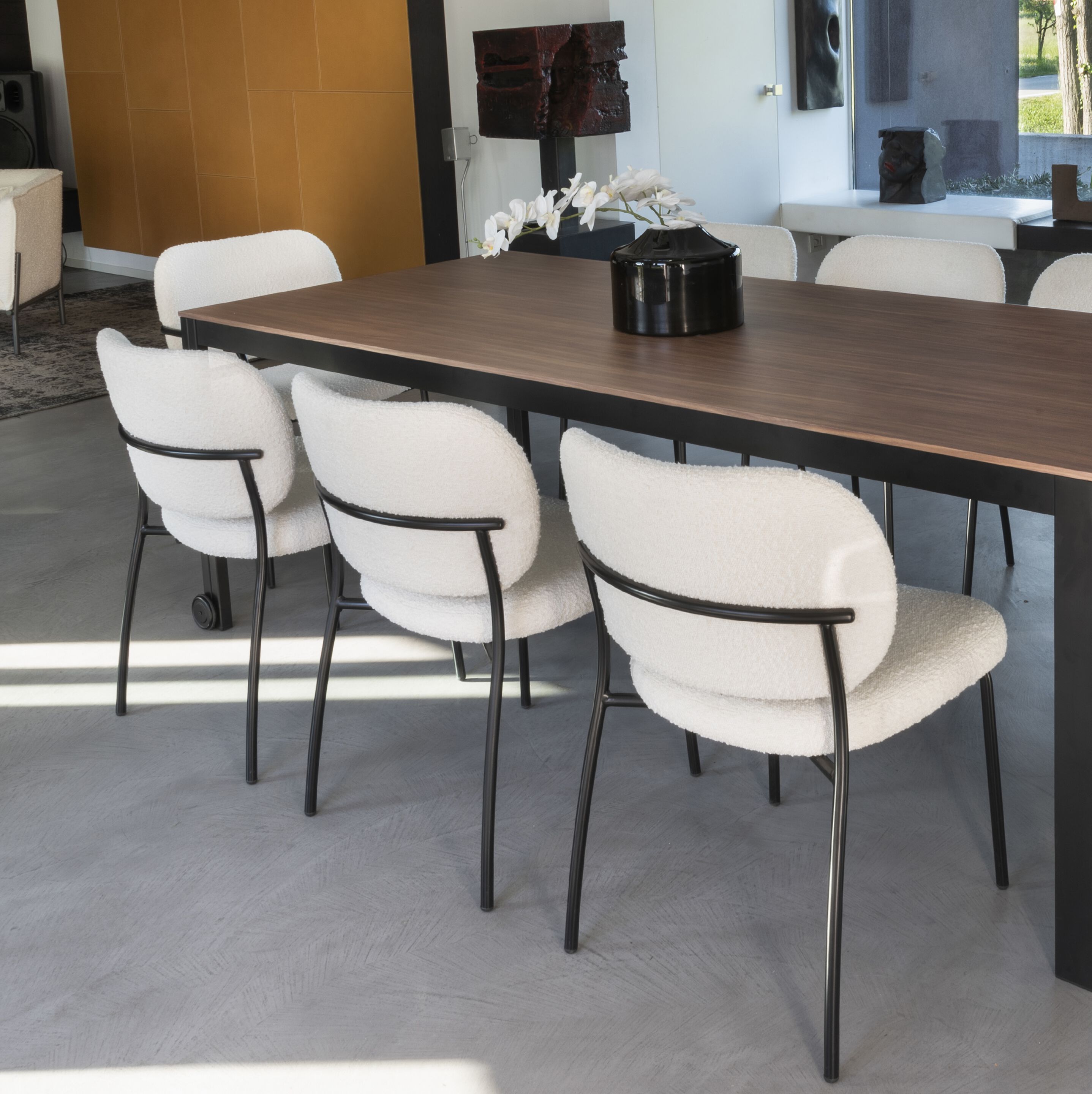 Мягкий тканевый стул с подлокотниками Tonon Eli ARCH-00083376 - Вид №7