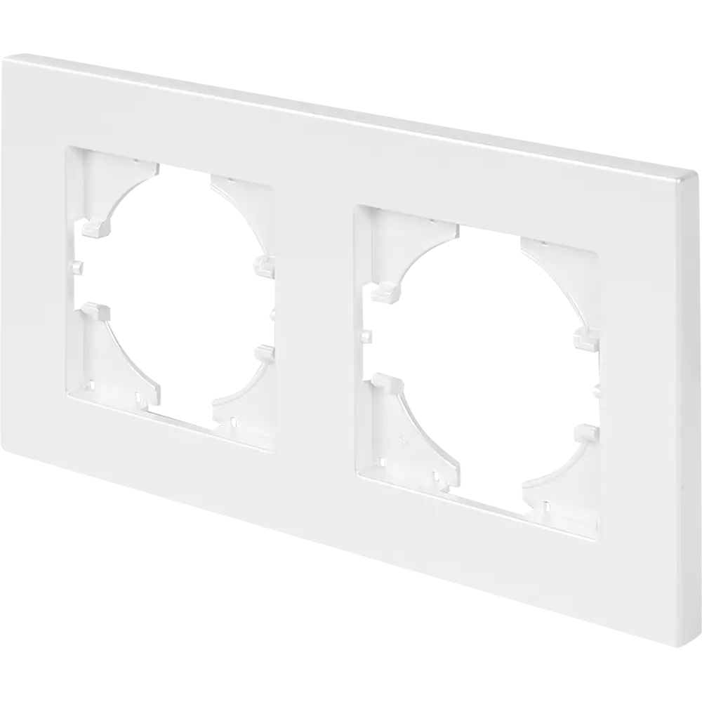 Рамка GUSI Electric City для розеток и выключателей - 2 поста, жемчужный цвет 84695709 Ugra STLM-0053808 - Вид №1