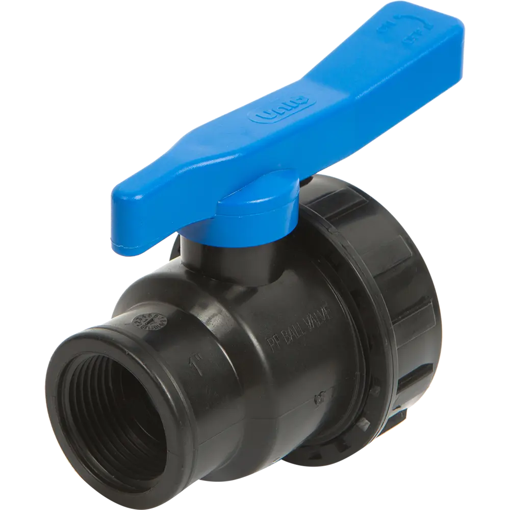 Кран ПНД 1"х1" внутренняя резьба полиэтилен UNIO STLM-2038329