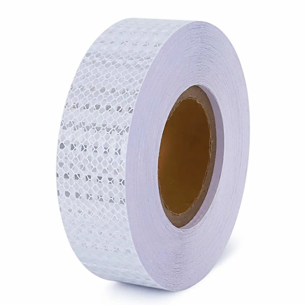 Лента сигнальная Safetystep Reflective Tape Honeycomb 50мм х 5м белый