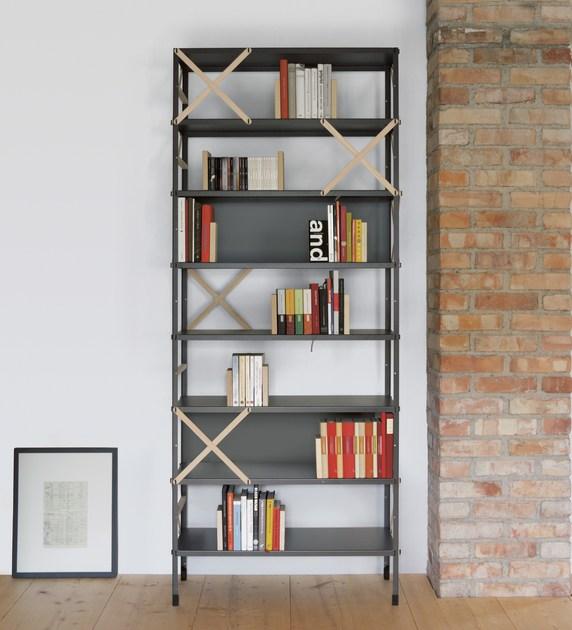 Nils Holger Moormann Двусторонняя открытая полка из стали с порошковым покрытием sun-id-1363490 - Вид №1