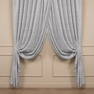 Ткань 1 п/м жаккард Seed 290 см 351 г/м² цвет пепельный