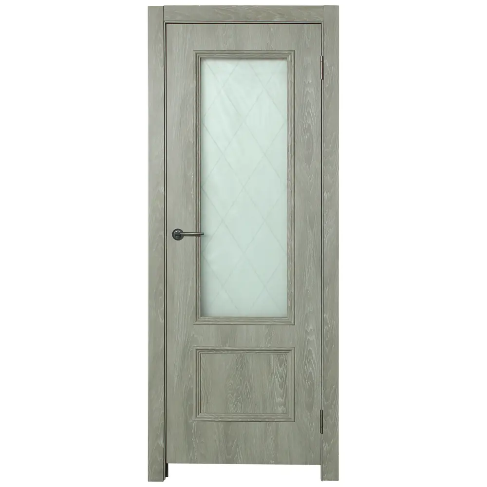 Дверь межкомнатная остеклённая Престиж 90x200 см цвет дуб Santreyd STLM-2078203