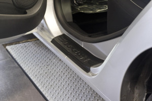 18253447 Накладки на внутренние пороги дверей для Renault Logan 2014- г.в. NRL-029002 Русская Артель