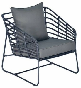 cbdesign Садовое кресло из синтетического волокна с салазками и подлокотниками Miyako N282n1