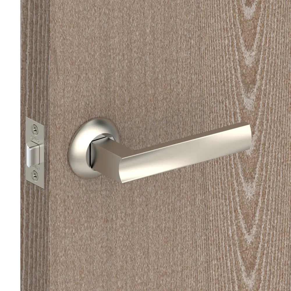 Дверные ручки Ajax Ergo JR/HD SN/CP, без запирания, комплект, цвет матовый никель/хром STLM-2120397 - Вид №7