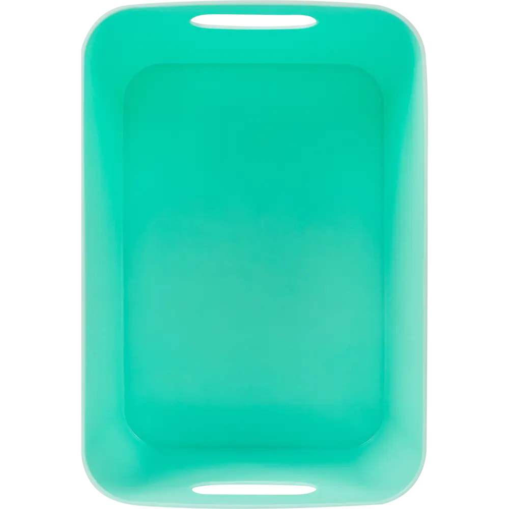 Корзина Flowers Pattern 15.79x12.12x11.5 см пластик цвет мята BEROSSI STLM-2036576 - Вид №2