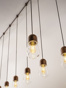 Латунный подвесной светильник