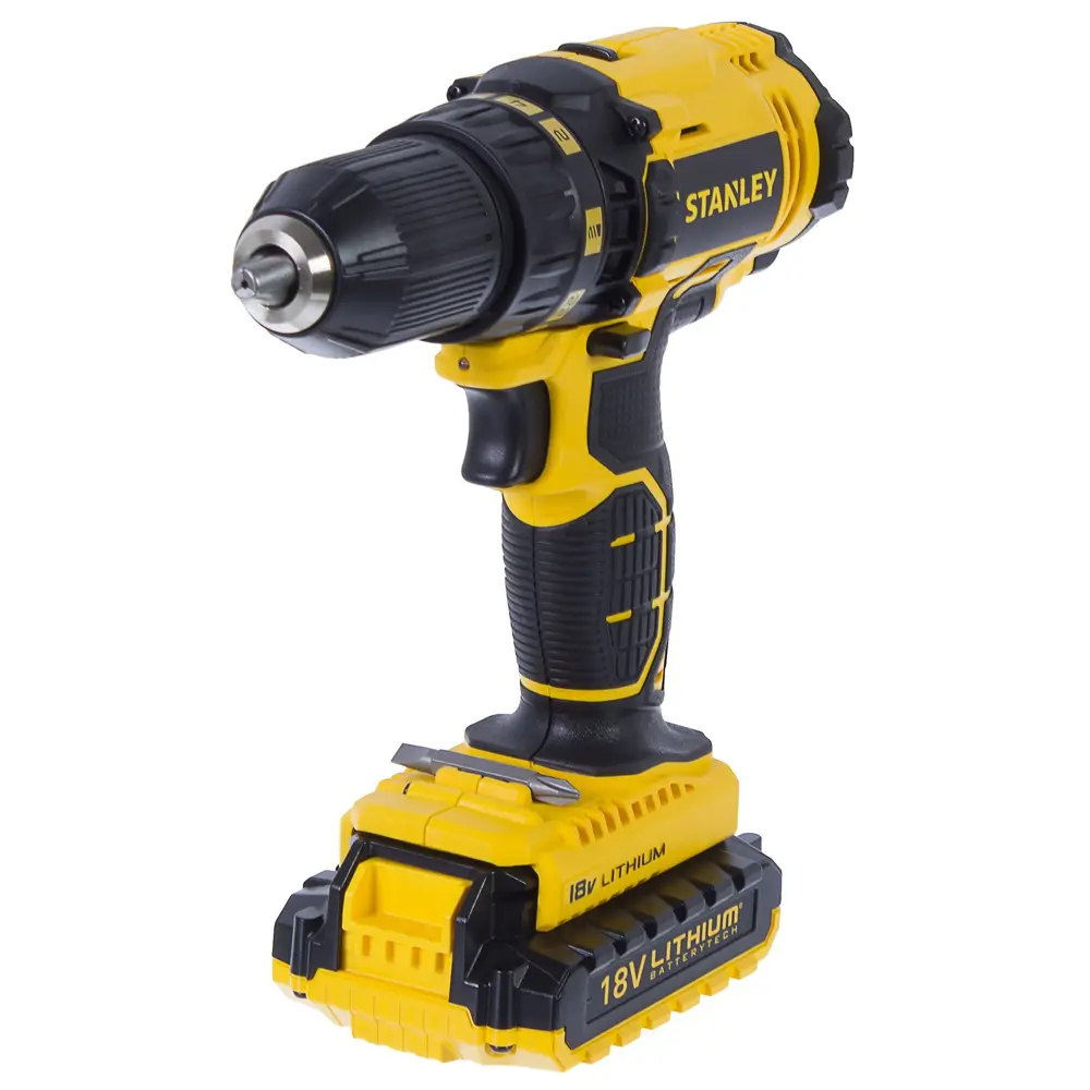 Шуруповерт аккумуляторный Stanley SCD20S2K 18 В Li-ion, 2x1.5 Ач STLM-2003895