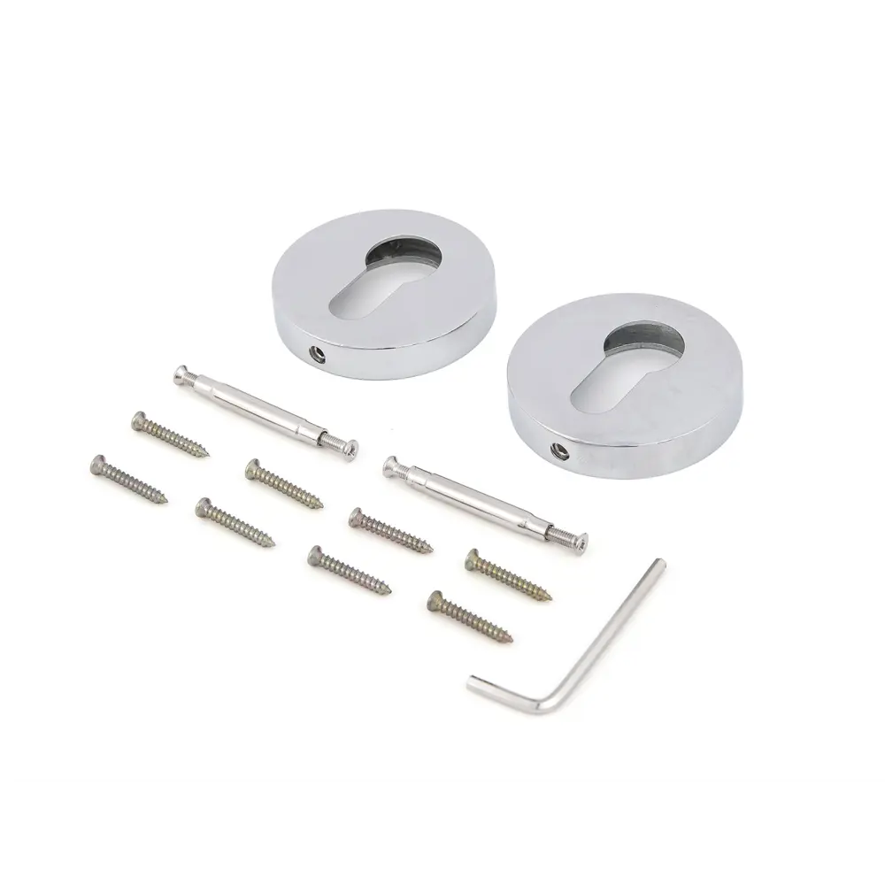 Накладка на цилиндр Palladium City CR ET 52x52 мм цвет хром 2 шт STLM-2201958 - Вид №1