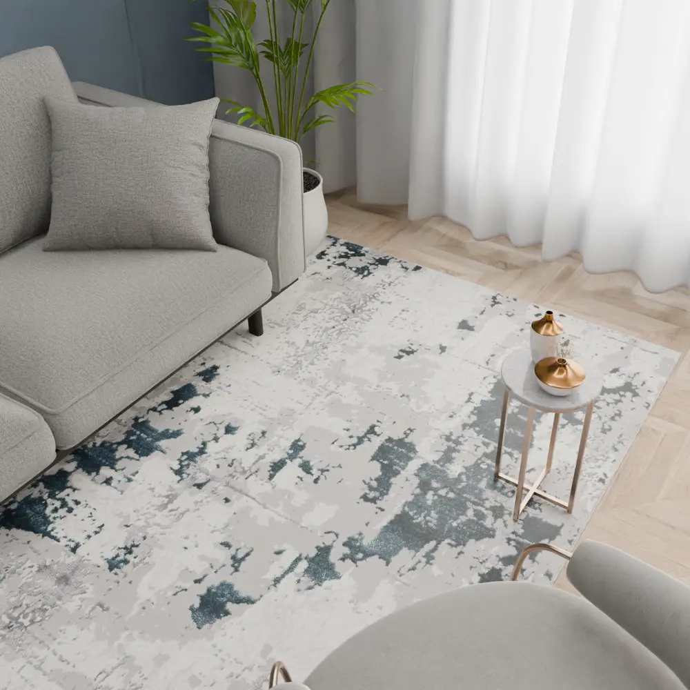 Ковер Merinos Палермо 100x200 см полипропилен цвет gray STLM-2189597 - Вид №6