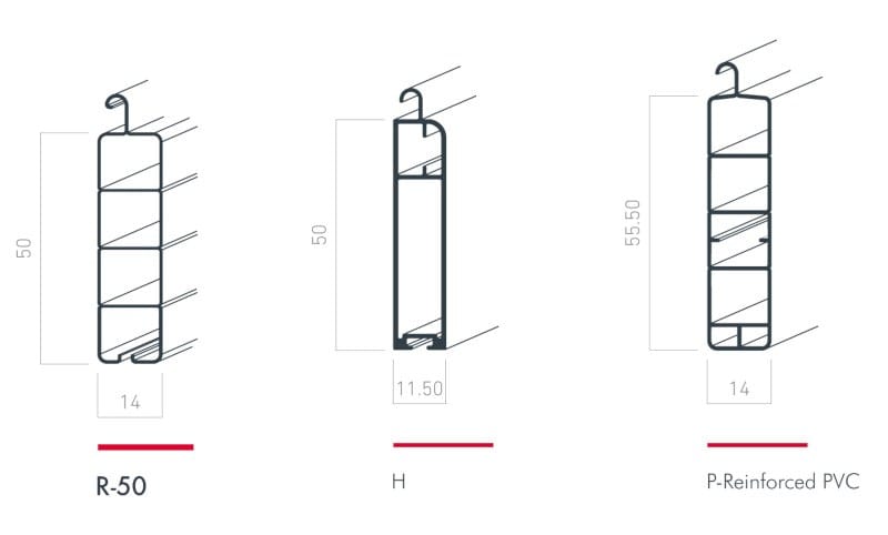 ПВХ рольставни Saxun R-50 ARCH-00096917 - Вид №2