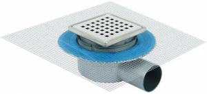 First Corporation Люк с сифоном с решеткой и сеткой для поддержки оболочки First plast Chabs10boxin