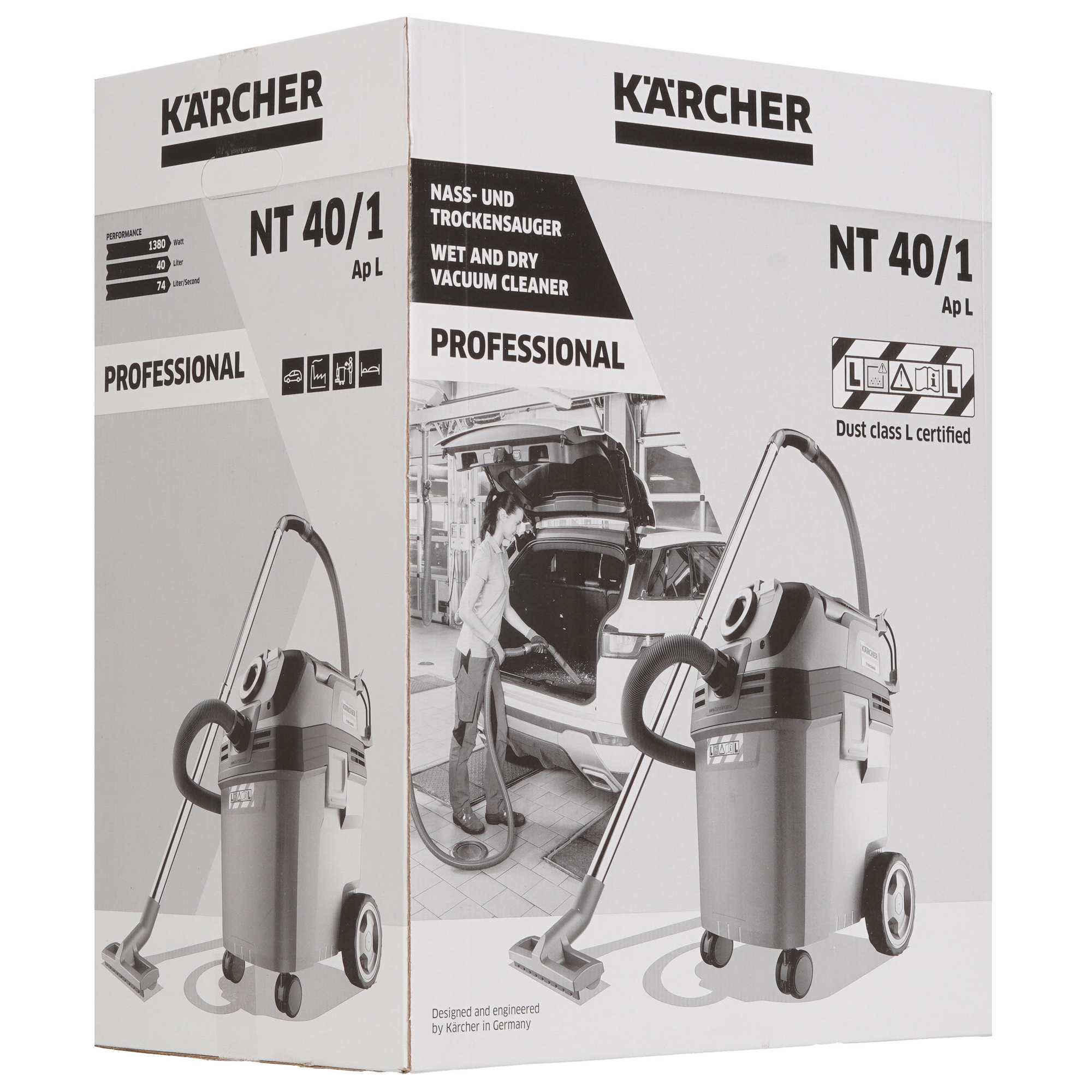 9189391 Пылесос Karcher NT 40/1 Ap L серый STDN-0118378 - Вид №9