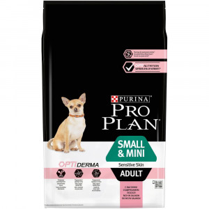 ПР0059708 Корм для собак для мелких пород с чувствительной кожей, лосось сух. 7кг Pro Plan