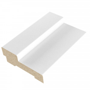 Дверная коробка Классика 2070х70х26 мм финиш-бумага ламинация цвет белый (комплект 2.5 шт.) VERDA