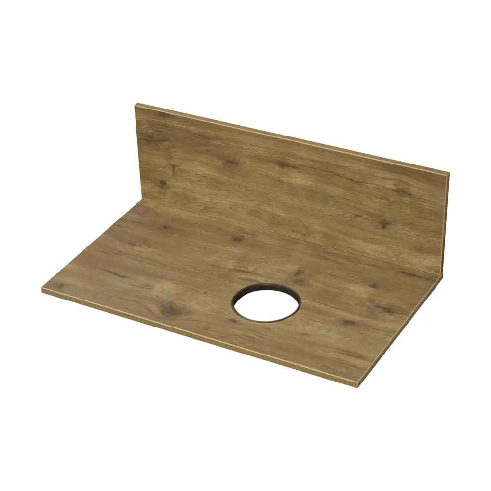 Столешница и панель Мишель 80 см, цвет дуб руст Santreyd STLM-2039315 - Вид №1