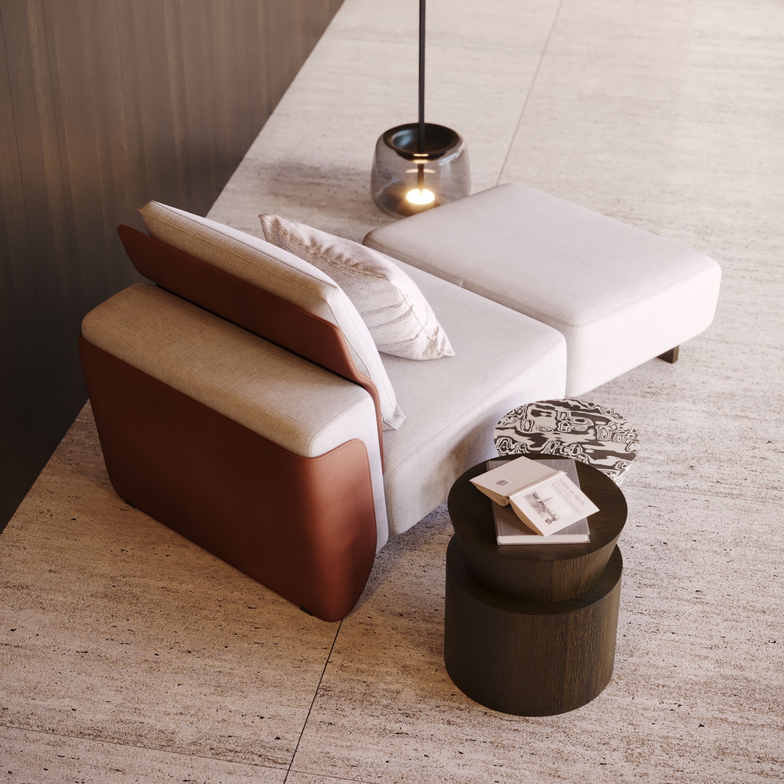 Шезлонг из ткани Stylish Club Margem ARCH-00099193 - Вид №3