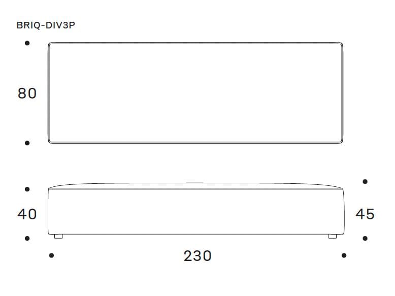 Тканевый модульный садовый диван Nodo Italia Brique ARCH-00031516 - Вид №15