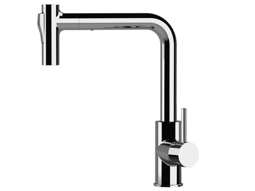 Смеситель для кухни на столешнице со съемным ручным душем Daniel Rubinetterie дизайн ARCH-00127934