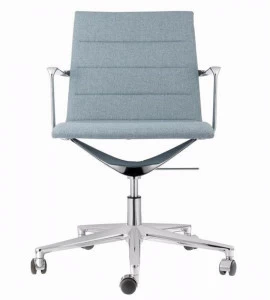 ICF Поворотное офисное кресло из ткани с 5 спицами на колесиках Valea