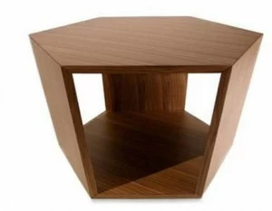 Tonon Дизайнерский деревянный журнальный столик с журнальной стойкой