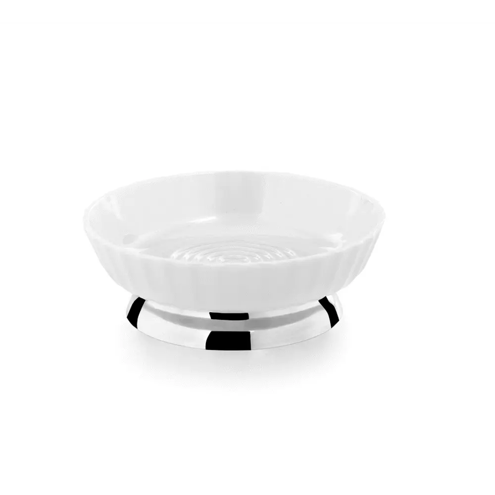 Мыльница Primanova Nely пластик цвет белый STLM-2088109