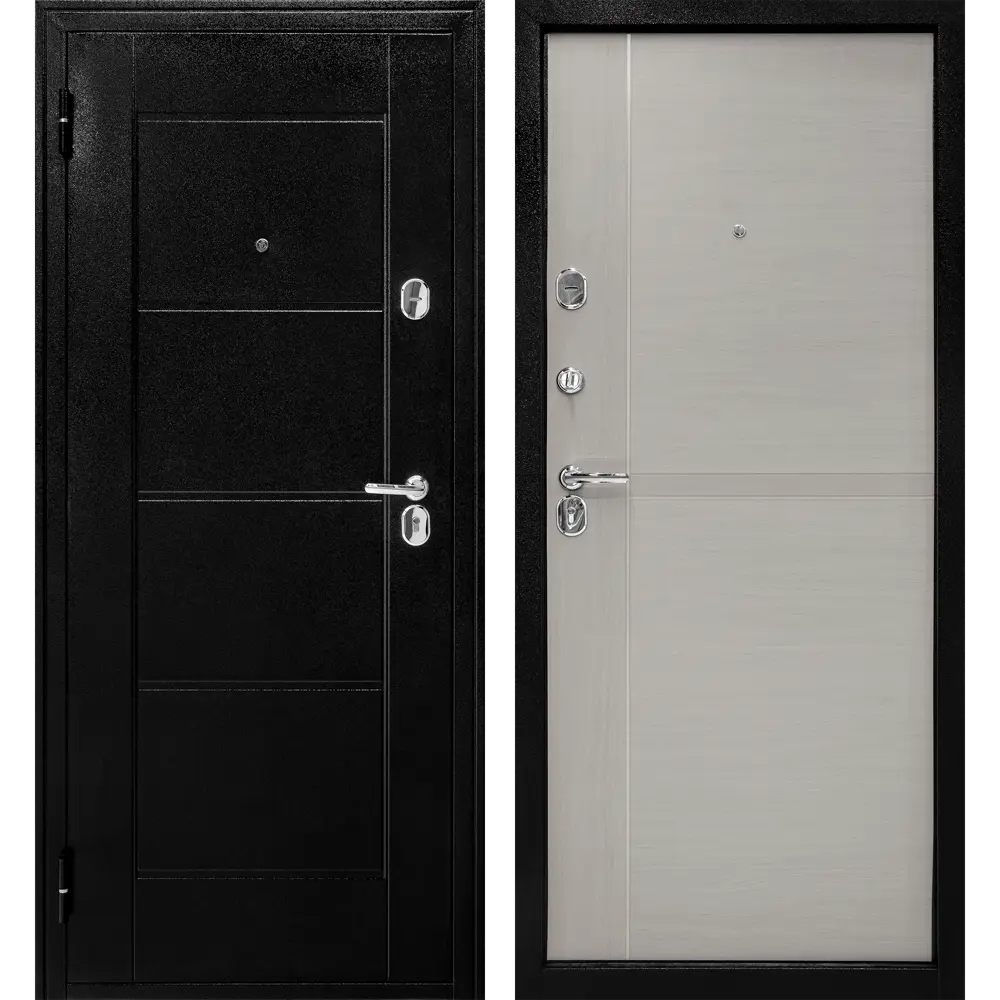 Металлическая входная дверь Форпост 75 с отделкой под бук 89350115 STLM-1357192