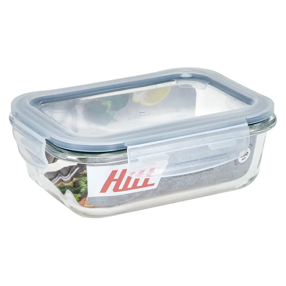 Контейнер герметичный Hitt 0.63 л стекло прозрачный STLM-2056411 - Вид №5
