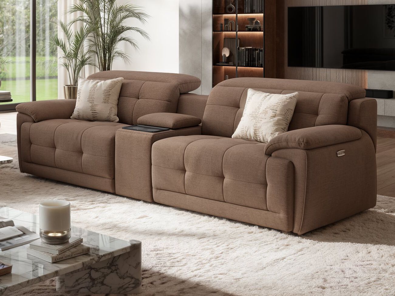 2 местный домашний кинотеатр ткань диван Sofanella Vegas ARCH-00020167 - Вид №1