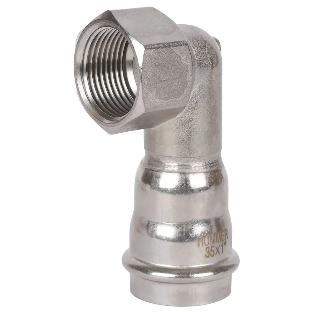 Угол переходной Rommer 1"x35 мм ВПр-ВР нержавеющая сталь STLM-2144613