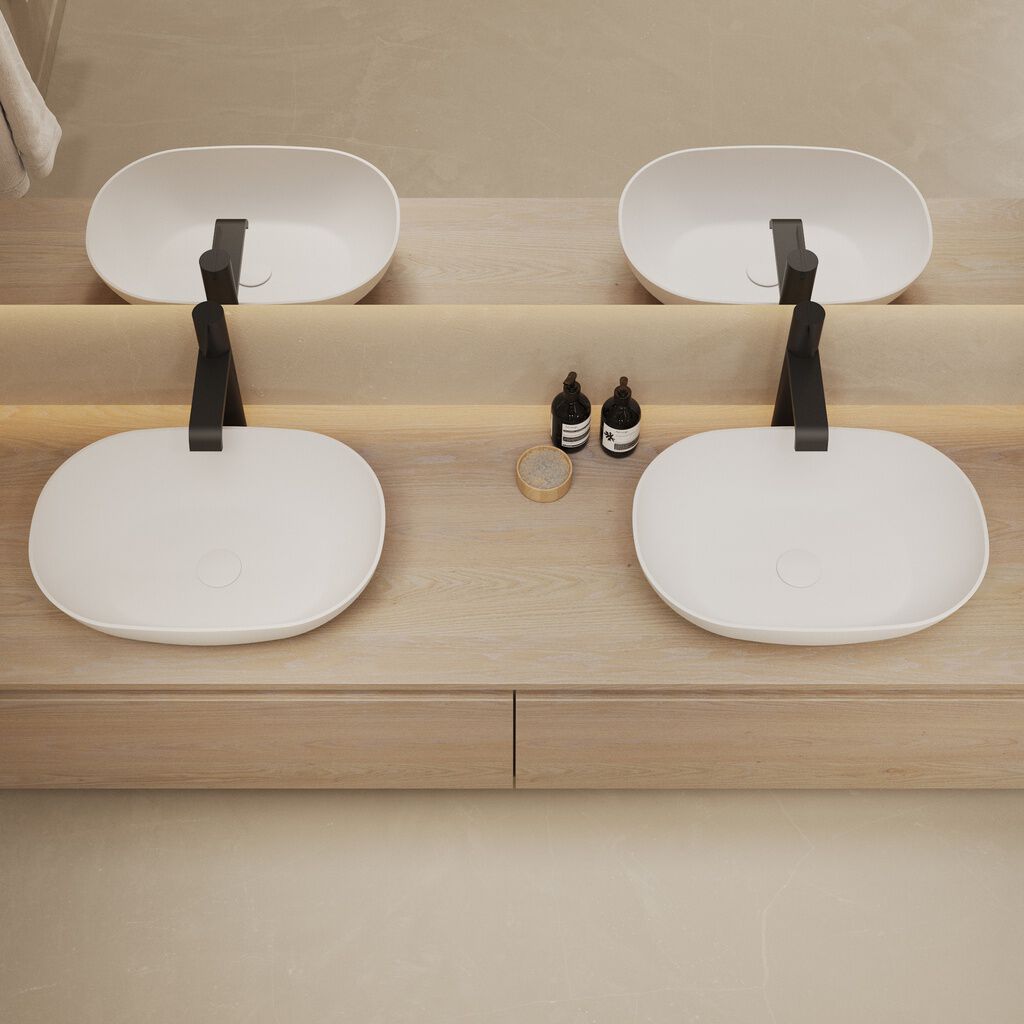 Овальная столешница из минерального камня® RILUXA Nantes ARCH-00015815