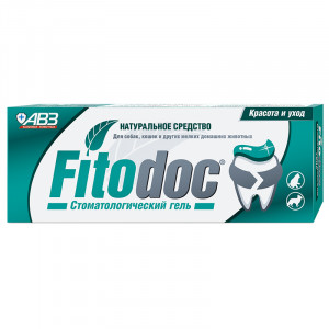 ПР0053677 Стоматологический гель FITODOC для ухода за зубами у животных 75мл АВЗ
