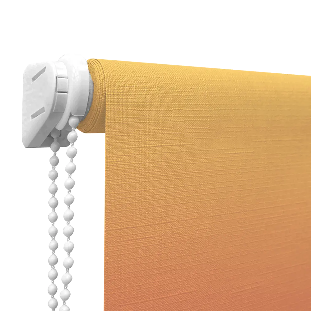 Штора рулонная Градиент 40x170 см красно-оранжевая DOMLEGRAND STLM-2186470 - Вид №1