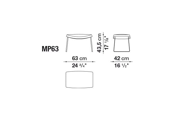 Вращающееся кресло с высокой спинкой B&B Italia ARCH-00145094 - Вид №6