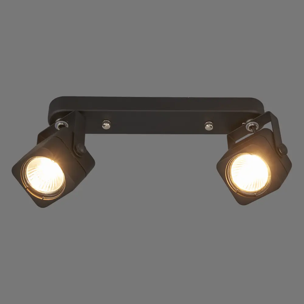 Спот поворотный Lene 2хGU10х50 Вт металл цвет чёрный Arte Lamp STLM-2175684 - Вид №2